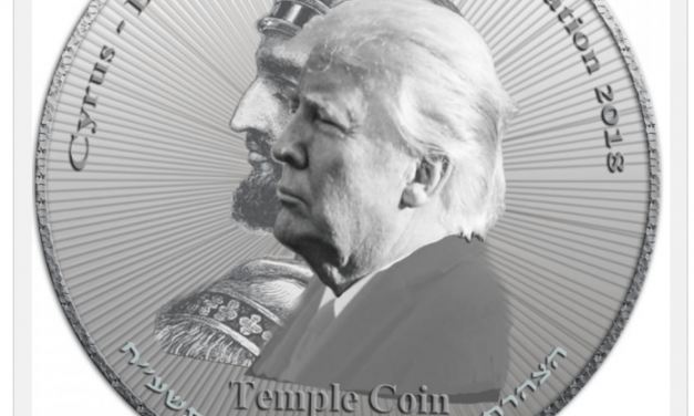 Prophecy Explodes: Sanhedrin and Temple Movement Issue Half Shekel Of Trump and Cyrus
