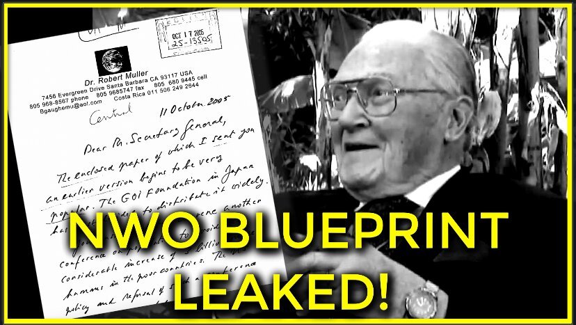 NWO Blueprint Exposed By UN Assistant Secretary-General Horrifying Details Leaked!!