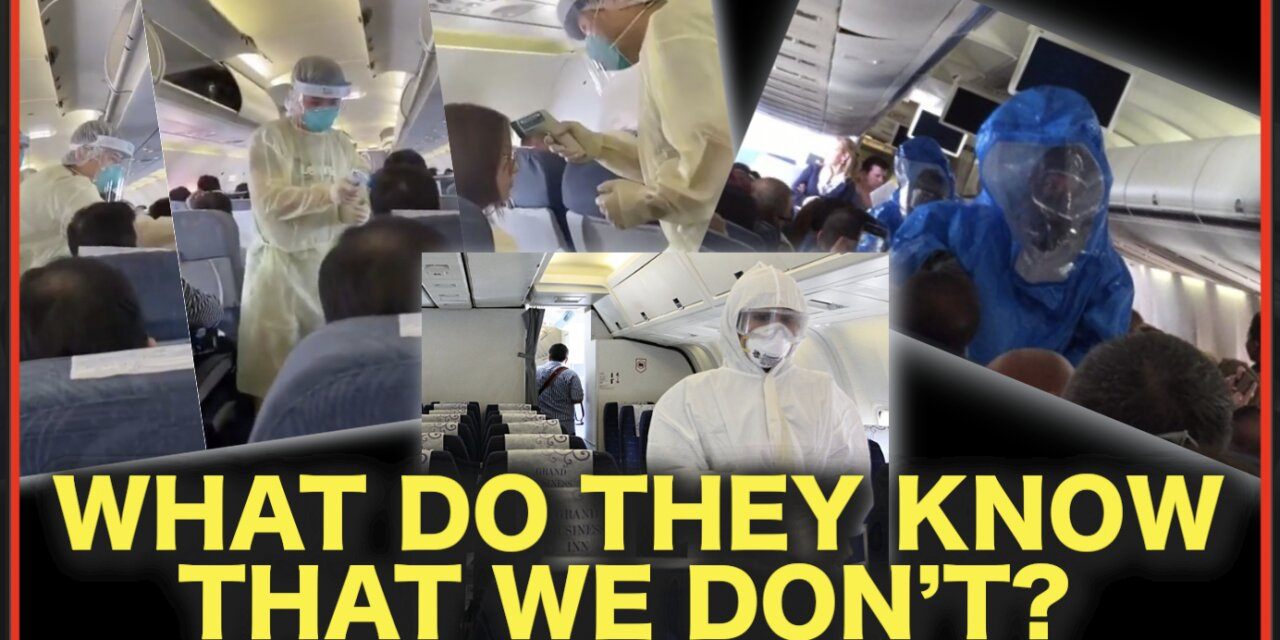 Medics In Hazmats Screening Passengers In Planes! What Do They Know That We Don’t?
