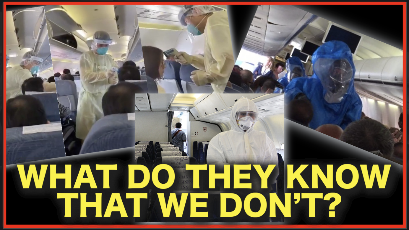 Medics In Hazmats Screening Passengers In Planes! What Do They Know That We Don’t ...1384 x 780