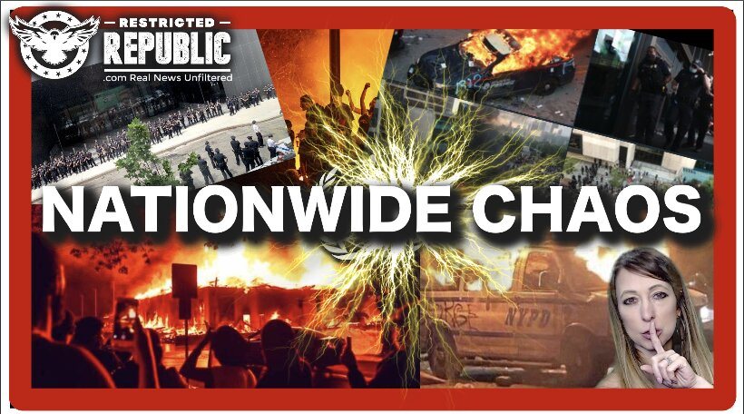 Nationwide Chaos: White House Besieged, Burning Cities, Riots Manipulated By “Forces?”
