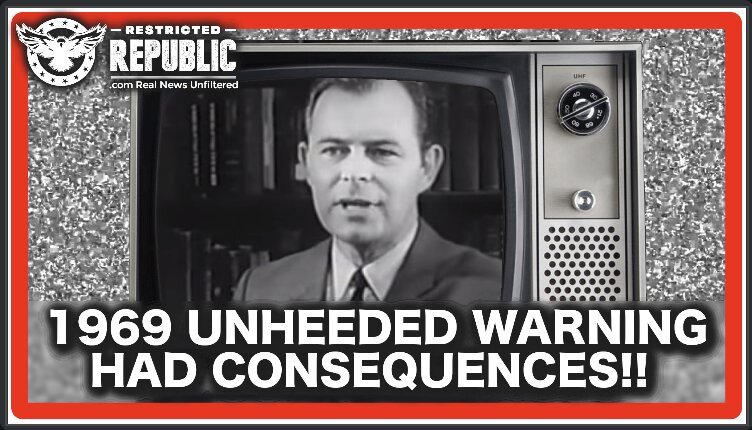 A 1969 Warning Went UNHEEDED That Shouldn’t Have Been—Here’s That Message…