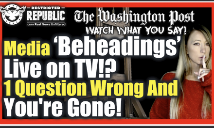 Media ‘Beheading’ Republicans Live On TV! Respond Wrong and Get The Ax!