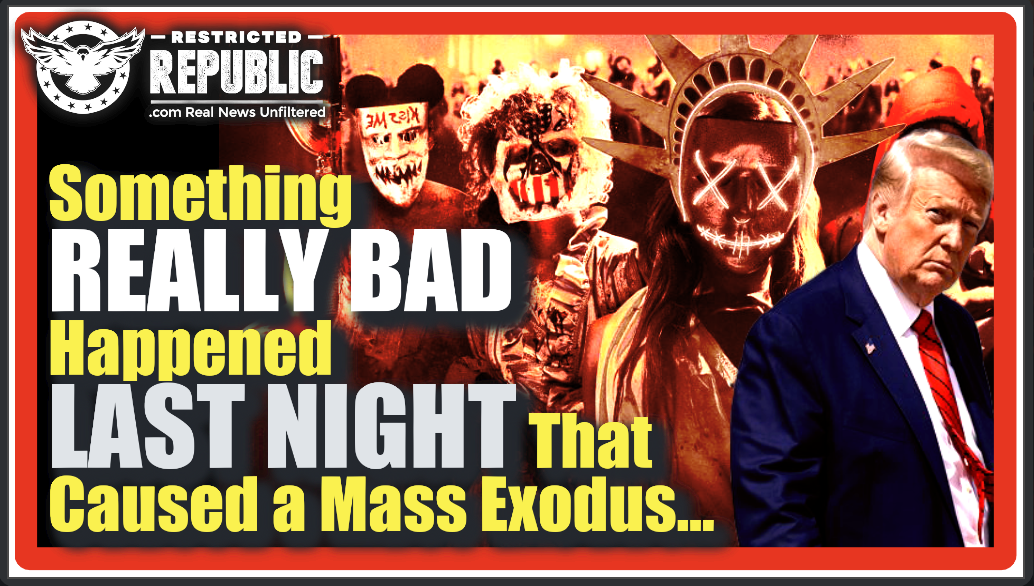 Something Really Bad Happened Last Night That Caused A Mass Exodus! Here’s What’s Going On!