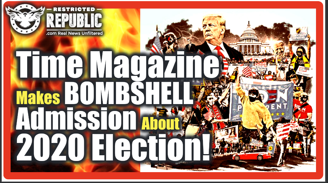 Time Magazine Just Made a Bombshell Admission About The US Election! You Wont Believe What They Admit!