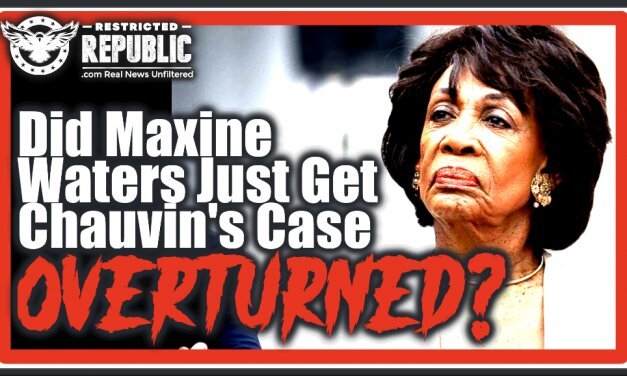 Maxine Waters & Her Democrat Possy Are In BIG Trouble! Did She Just Get Chauvin Case Overturned?!