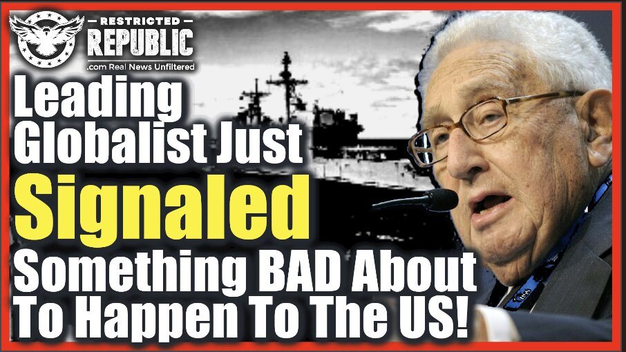 A Leading Globalist Just Signaled For U.S. To Go To War With…? What Does He Know That We Don’t?