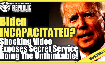 Biden Incapacitated! Shocking Video Exposes Secret Service Doing The Unthinkable For Biden!