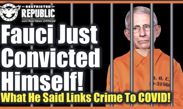 Fauci Just Convicted Himself! What He Said Links Crime To COVID!