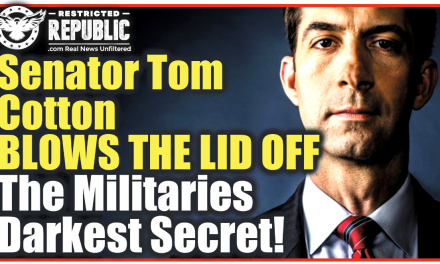 Senator Tom Cotton Blows The Lid Off The Militaries Darkest Secret!