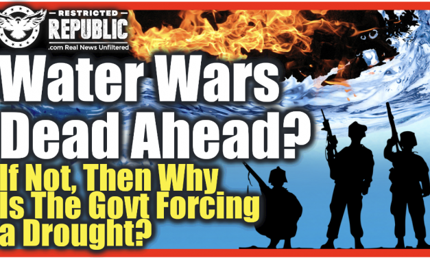 WATER WAR DEAD AHEAD?! If Not, Then Why Is The Government Forcing a Drought Over Half The Country?