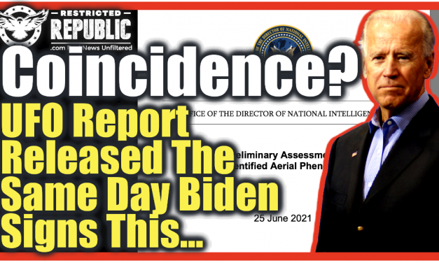 BUSTED! UFO Report Released On SAME DAY Biden Signs This… Coincidence? Distraction? I Think Not!