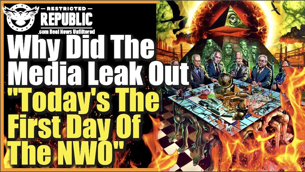 Why Did The Media Leak Out “Today’s The 1st Day Of the NWO?” & Why Is Biden Monitoring Our Text Messages?
