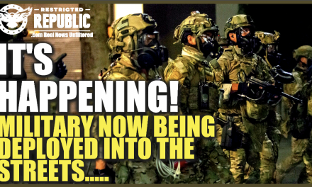 It’s Happening! Military Now Being Deployed Into The Streets!!! Chaos Exploding!