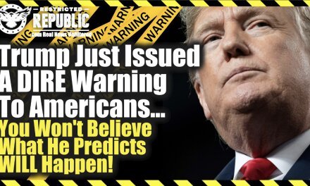 Trump Just Issued a DIRE Warning To Americans… You Wont Believe What He Predicts Will Happen!