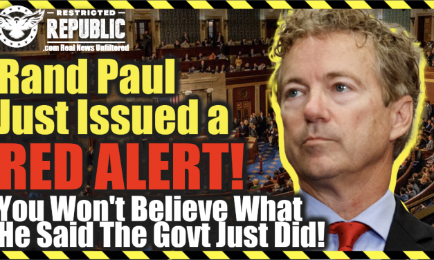 Rand Paul Just Issued a RED ALERT! You Won’t Believe What He Said the Government Just Did!