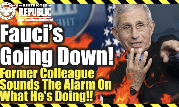 Former Fauci Colleague Sounds The Alarm On What He’s Doing! Fauci’s Going Down!