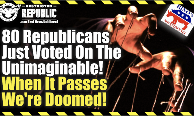 80 Republicans Just Voted On The Unimaginable! When It Passes We’re Doomed!—Fed Vaxx Database!