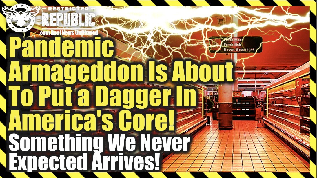 Pandemic Armageddon Is About To Put a Dagger In Americas Core! Something We Never Expected Arrives