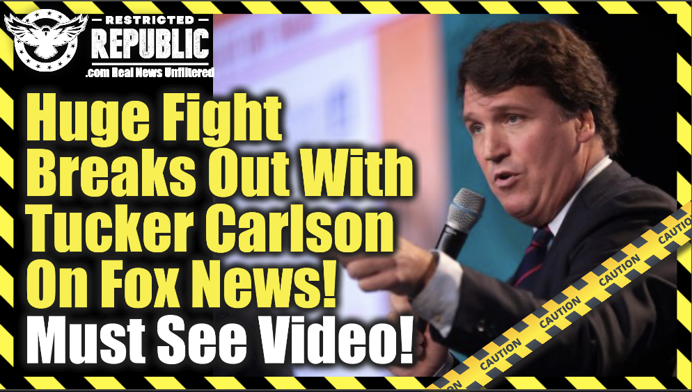 Huge Brawl Breaks Out With Tucker Carlson On Fox News! Must See Video!