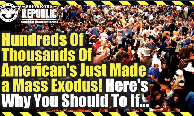 Hundreds-Of-Thousands Of American’s Just Made a Mass Exodus! Here’s Why You Should Too If…!