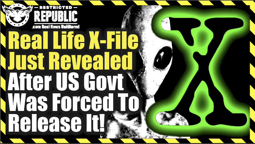Real Life X-File Just Revealed After U.S. Government Was Forced To Release It…