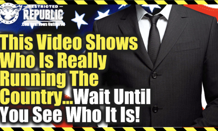 This Video Shows Who’s Really Running The Country…Wait Until You See Who It Is…