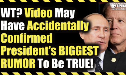 Holy COW! Video May Have Just Accidentally Confirmed President’s BIGGET RUMOR To Be True!!