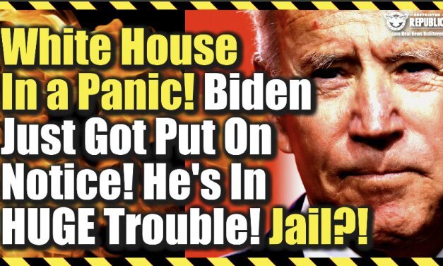 White House In Panic! GOP Just Put Biden On Notice! He’s In HUGE Trouble! Jail?