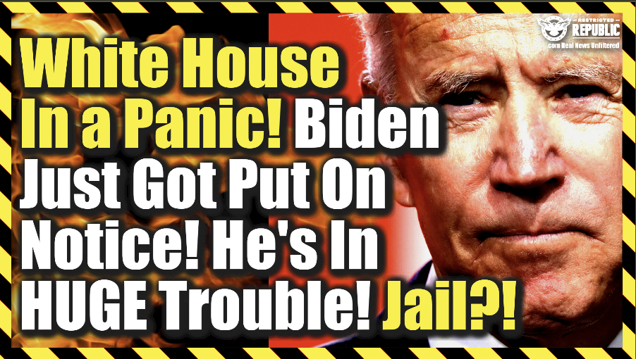 White House In Panic! GOP Just Put Biden On Notice! He’s In HUGE Trouble! Jail?