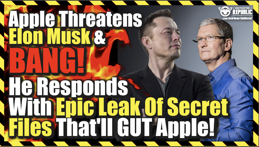 Apple Threatens Elon & BANG! He Responds With Epic Leak Of Secret Files, It Will GUT Apple!