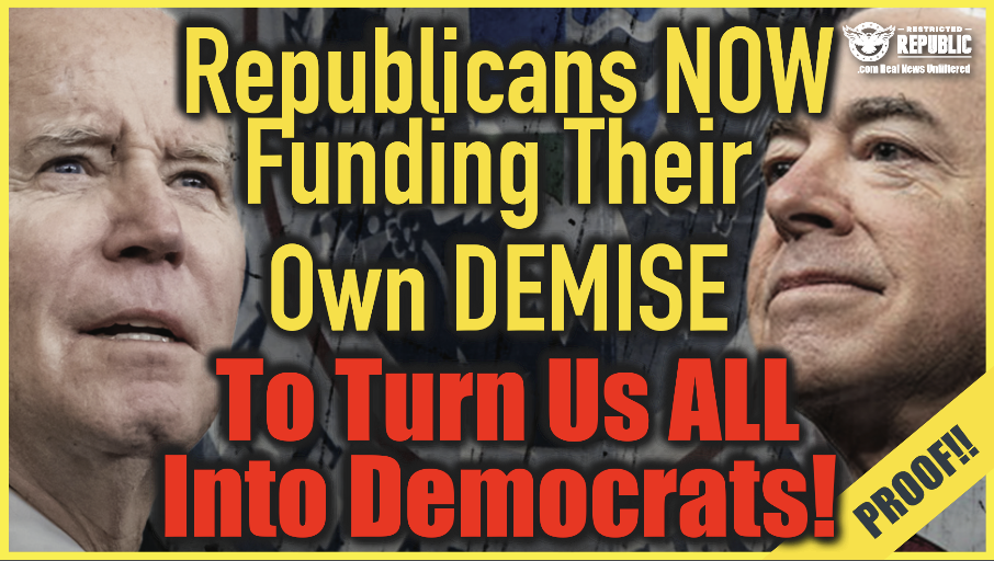 Republicans Now Funding Their Own Demise To Turn Us All Into Democrats—Here’s Proof!