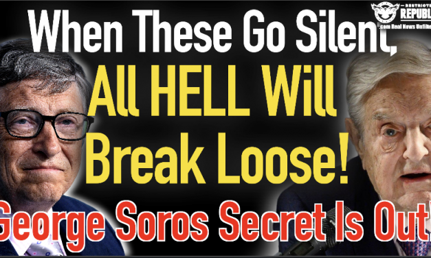 When These Go SILENT! All Hell Will Break Loose! Soros Secret is OUT!