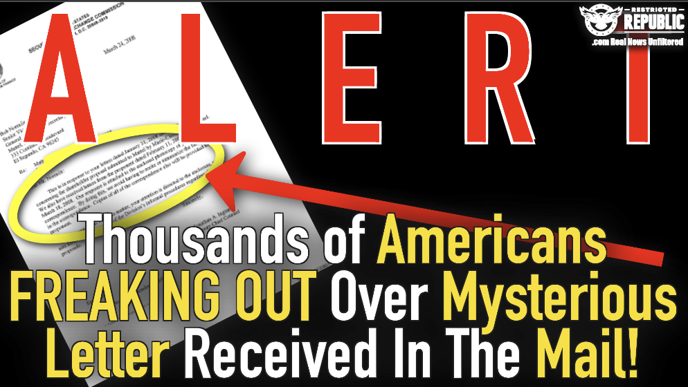 Thousands of Americans Freaking Out Over Mysterious Letter Received In The Mail!
