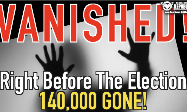 Right Before The Election 140,000 GONE! Just Vanished!