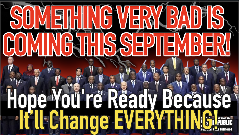 Something Very Bad Is Coming This September! Hope Your Ready Because Everything's About to Change! 