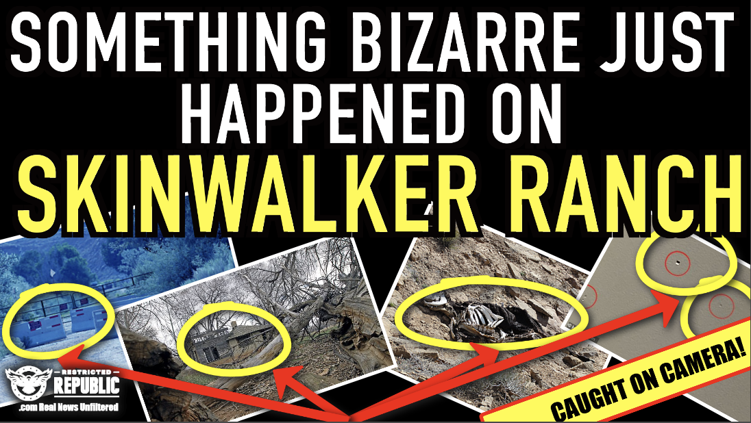 Something Bizarre Just Happened on Skinwalker Ranch and it was Caught on Camera!