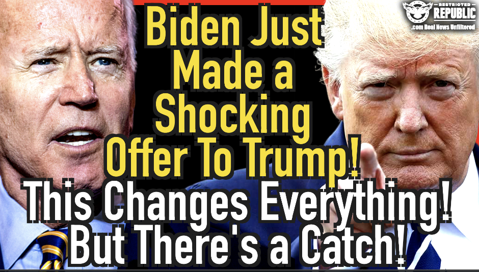 Biden Just Made a Shocking ‘Offer’ to Trump! This Changes Everything, but Here's the Catch!
