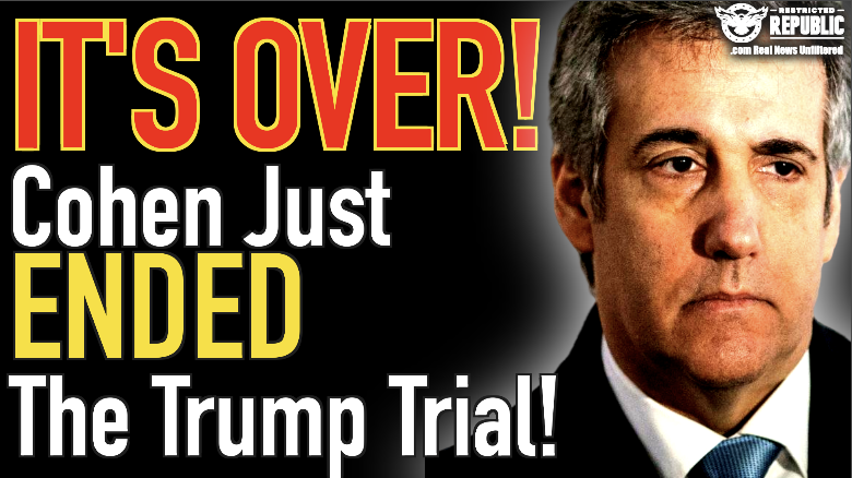It’s Over! Michael Cohen Just Launched a Bombshell That Ends the Trump Trial!