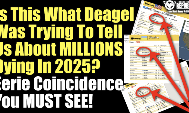 Is This What Deagel Was Trying To Tell Us About Millions Dying In 2025? Eerie Must See Coincidence!