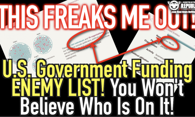 This FREAKS Me Out! U.S. State Department Funding REAL Enemy List! You Wont Believe Who’s On It!