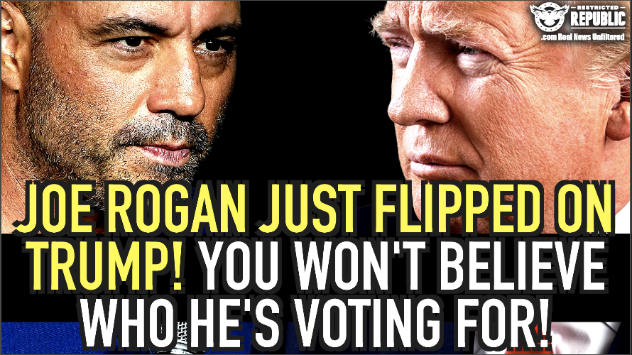 Joe Rogan Just FLIPPED On Trump! You Won’t Believe Who He Is Voting For!