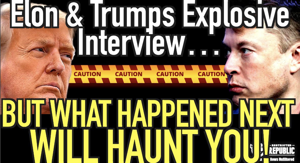 Elon & Trump’s Explosive Interview—But What Happened Next Will Haunt You!