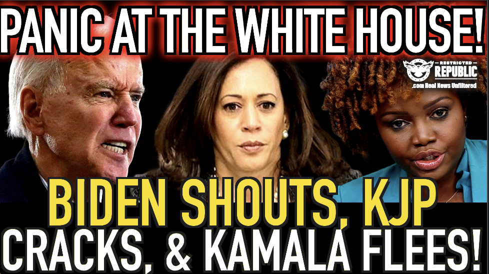 Panic at The White House! Biden Shouts, KJP Cracks and Kamala Flees!