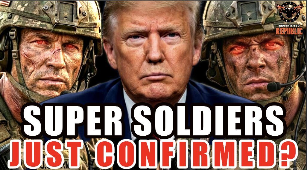 SHOCKING! Did The White House Just Confirm Super Soldiers Are Real? 