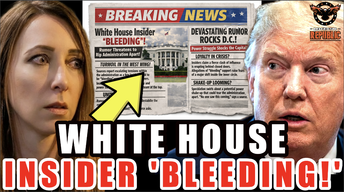 White House Insider 'Bleeding'! Trump Team Devastating by Rumor That May Now Rip the Administration Apart! (