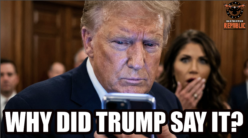 Why Did Trump Say It!? Now Their All Going Down and No One Can Hide From It!