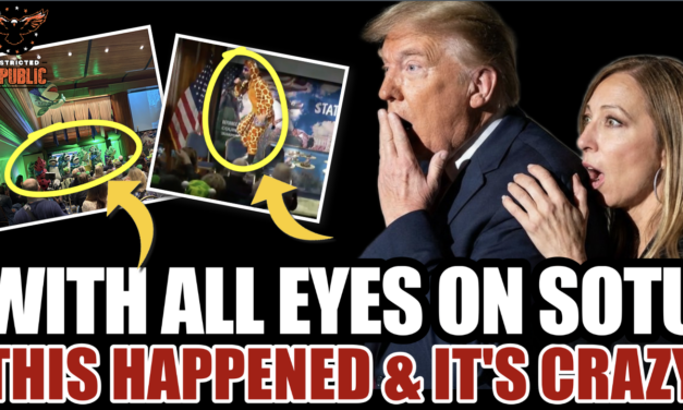 With All Eyes On SOTU, THIS HAPPENED…Everyone Missed It…& It’s Bizarre As Hell! 