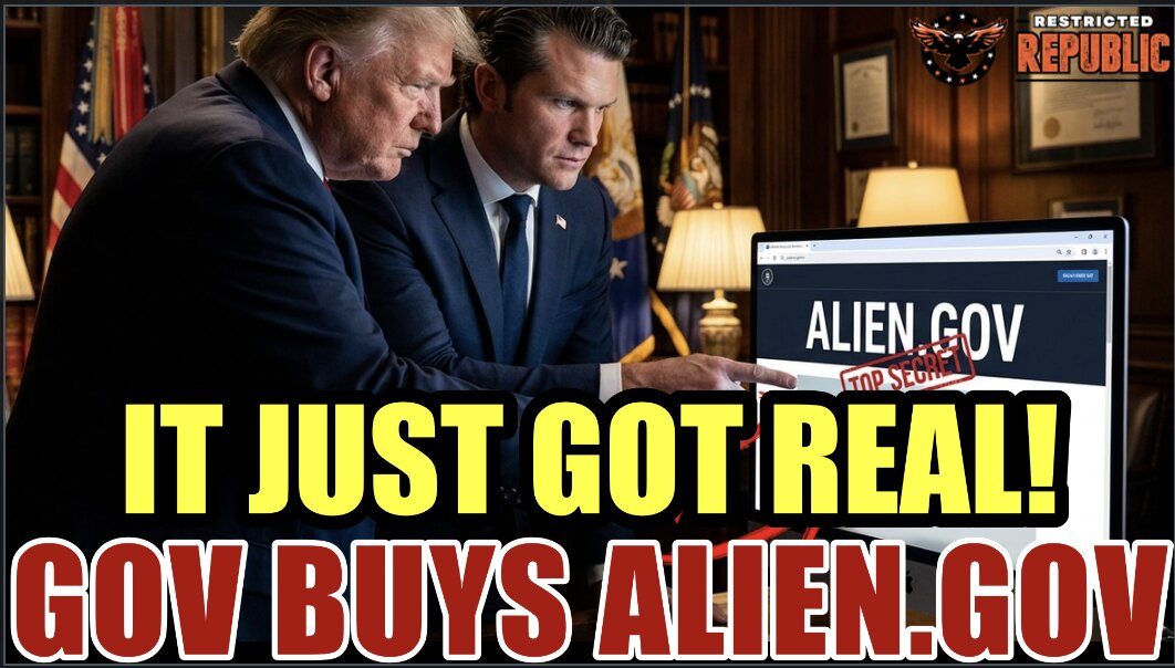 IT JUST GOT REAL! Gov Buys Alien.Gov & Now US Military Bases Under Watch!   