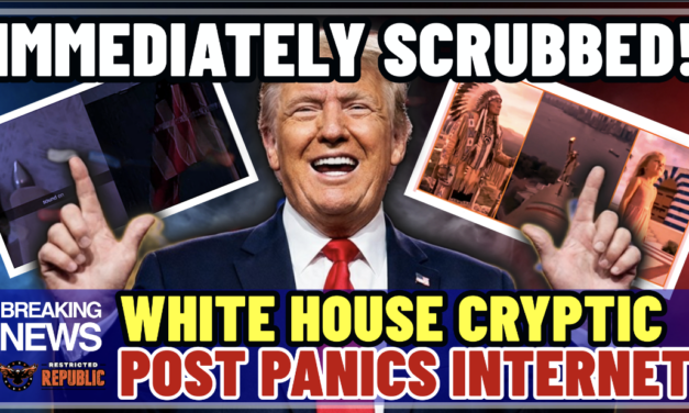 White House Cryptic Posts Panic Internet! Now They’re GONE! What They Reveal is MASSIVE! 